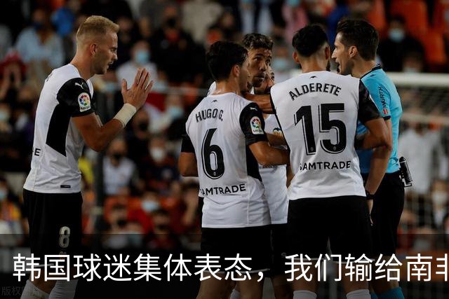韩国球迷集体表态，我们输给南非，是因为中国国足坑了我们